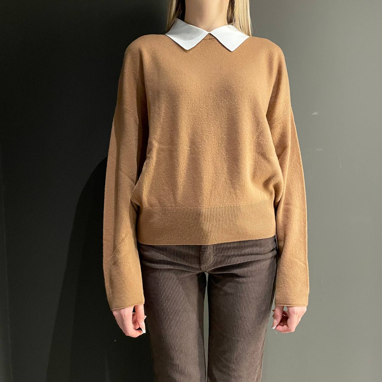 Souvenir maglia con colletto cammello