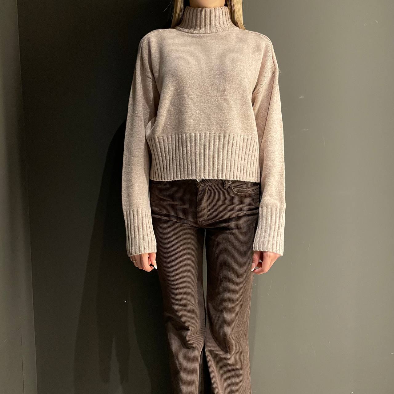 Souvenir maglione in lana beige