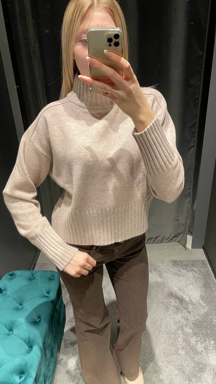Souvenir maglione in lana beige