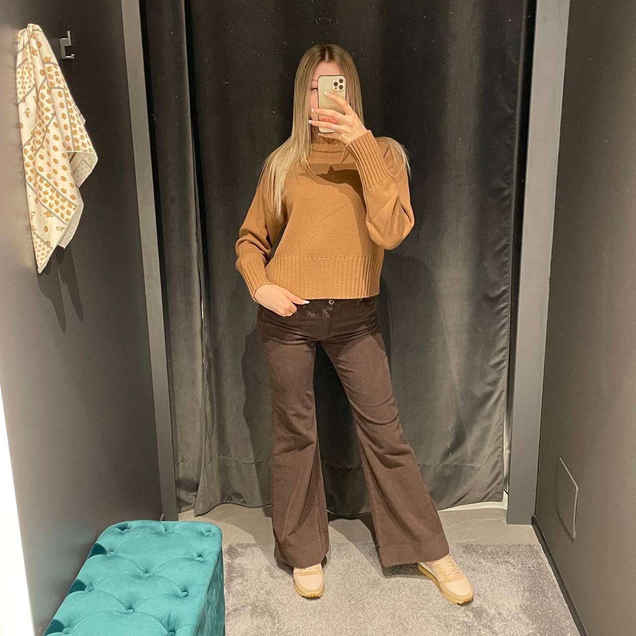 Souvenir maglione in lana cammello