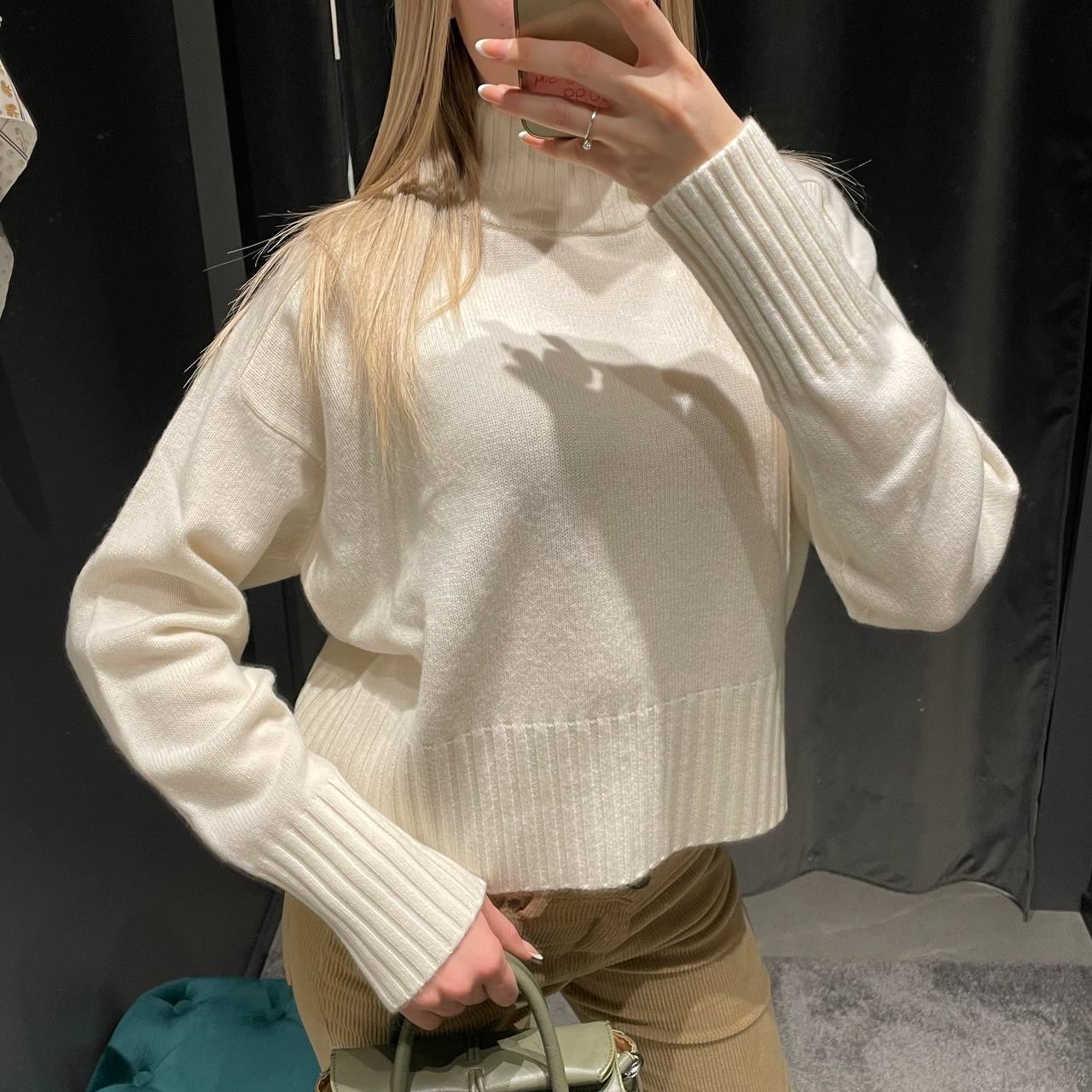 Souvenir maglione in lana bianco