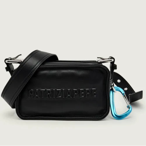 Patrizia Pepe borsa (IM)PERFECTION mini pelle nera