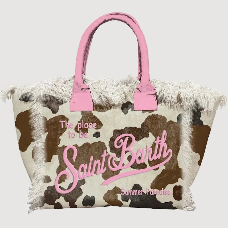 Mc2 Saint Barth borsa Vanity Cow Skin rosa