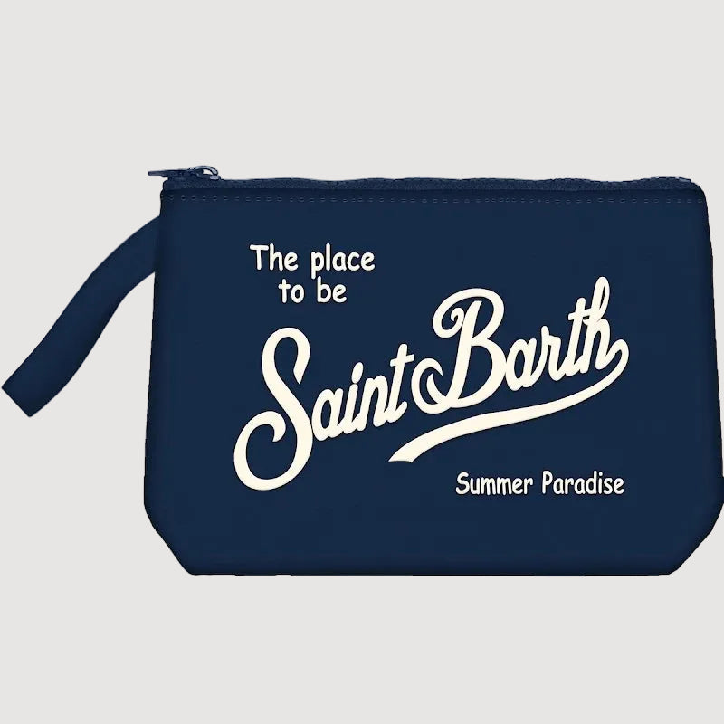 Mc2 Saint Barth pochette Aline nylon L blu
