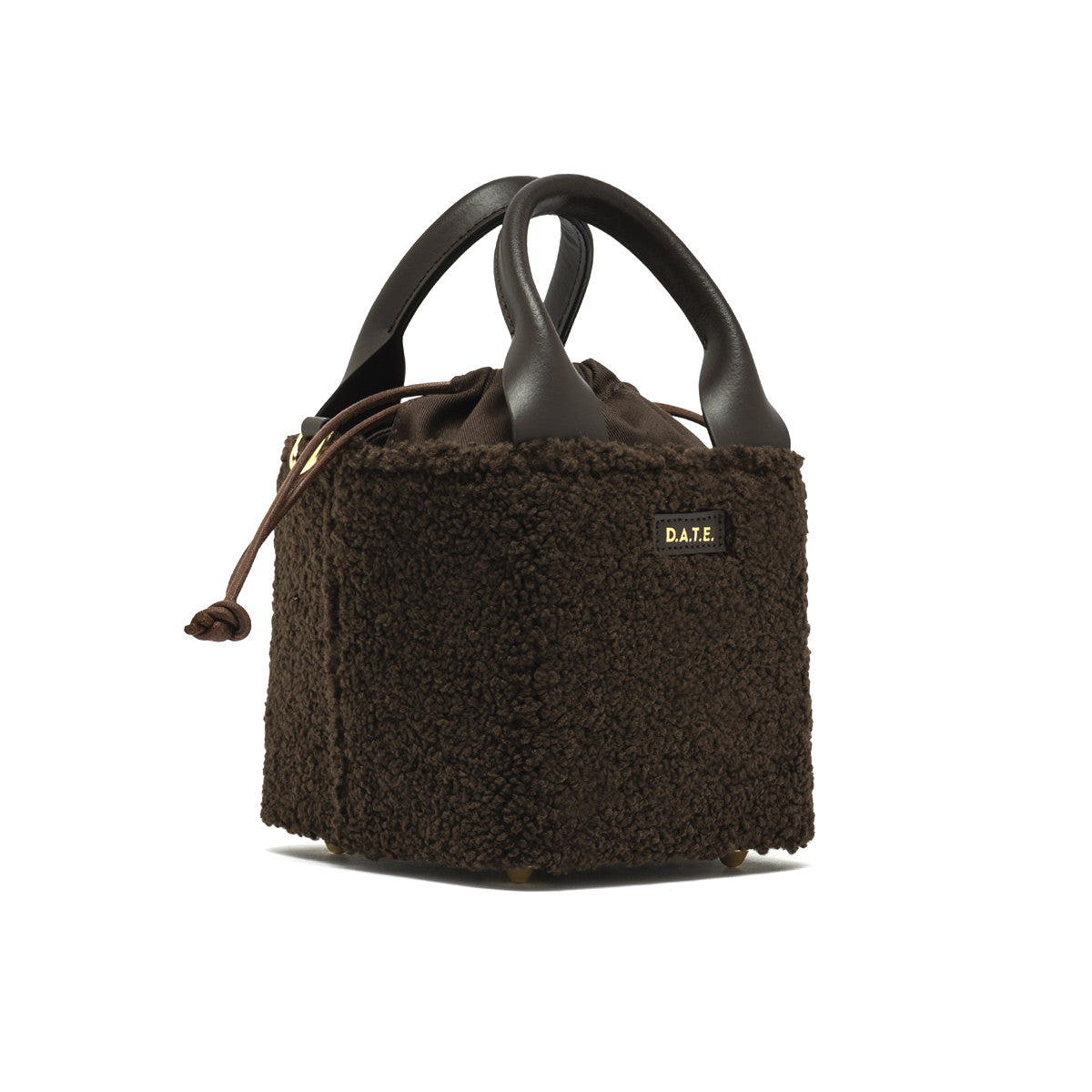 D.A.T.E. Cubo Bag teddy chocolate