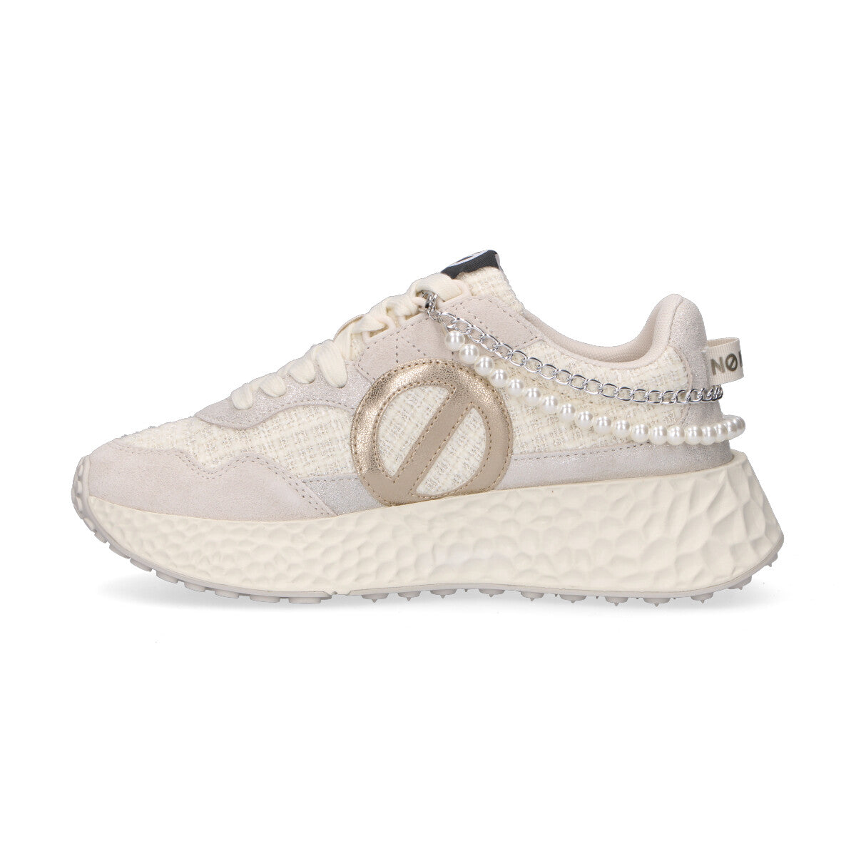 No Name sneaker Carter Jogger in tessuto panna
