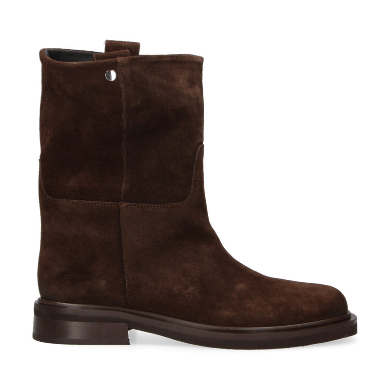 Poeve boots Liva in camoscio testa di moro