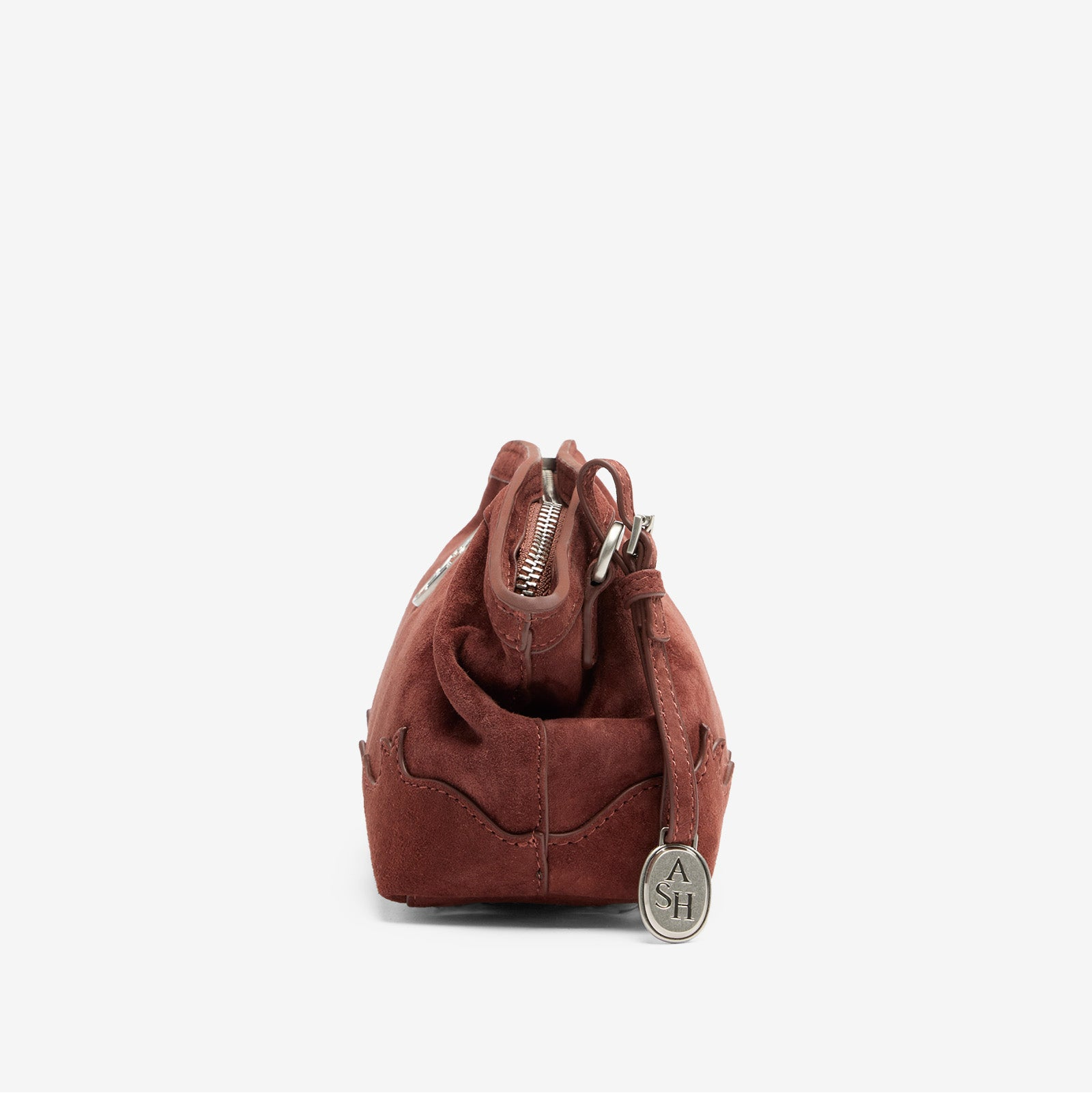 Ash borsa july texas in camoscio marrone