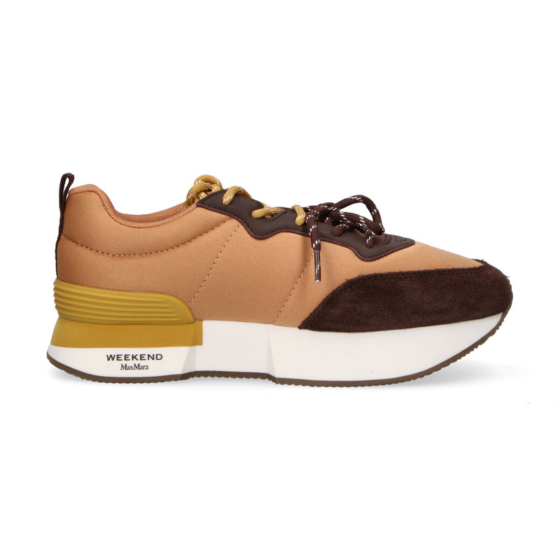 Weekend MaxMara sneaker Zambra in nylon beige