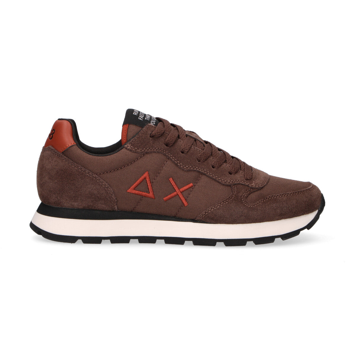 Sun68 sneaker Tom Solid in camoscio marrone
