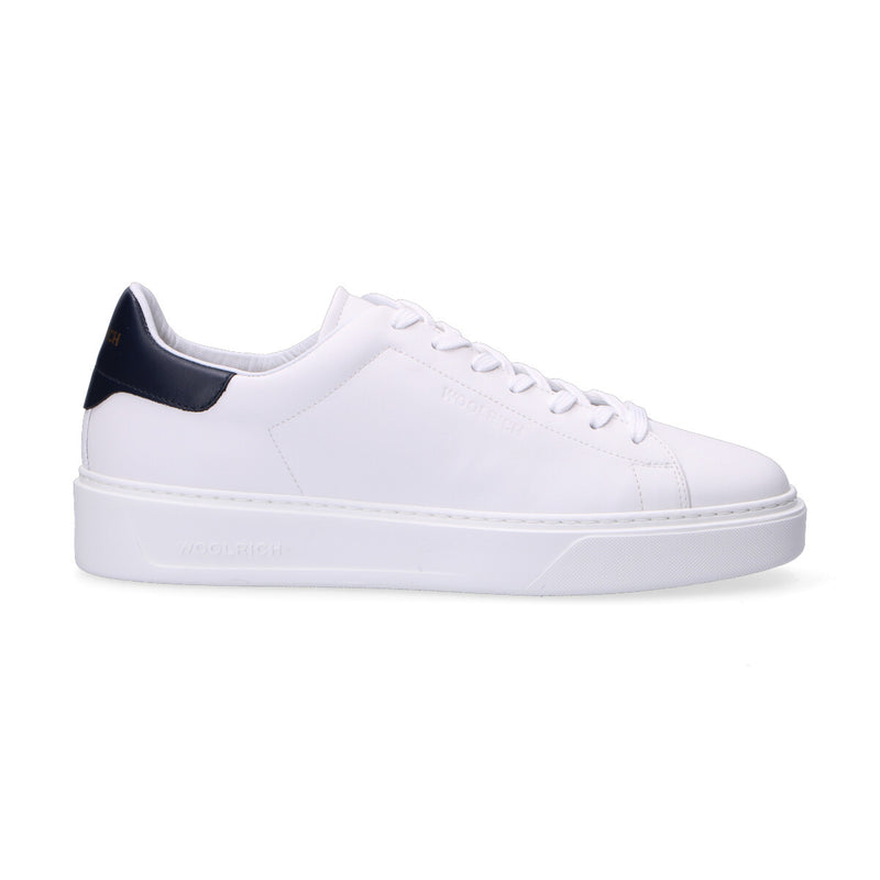 Woolrich sneaker in pelle bianca