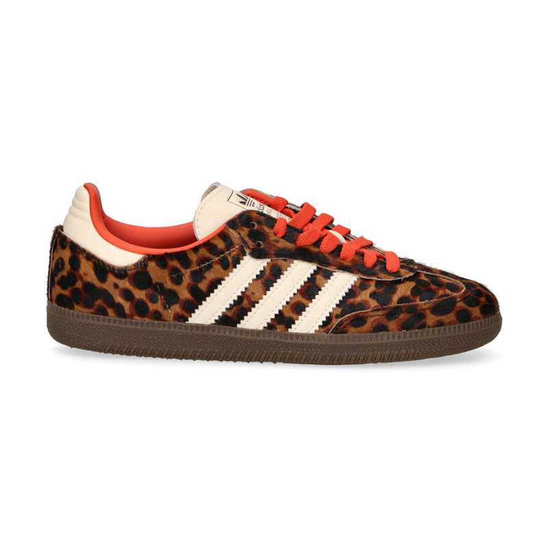 Adidas sneaker Samba in cavallino maculata rossa