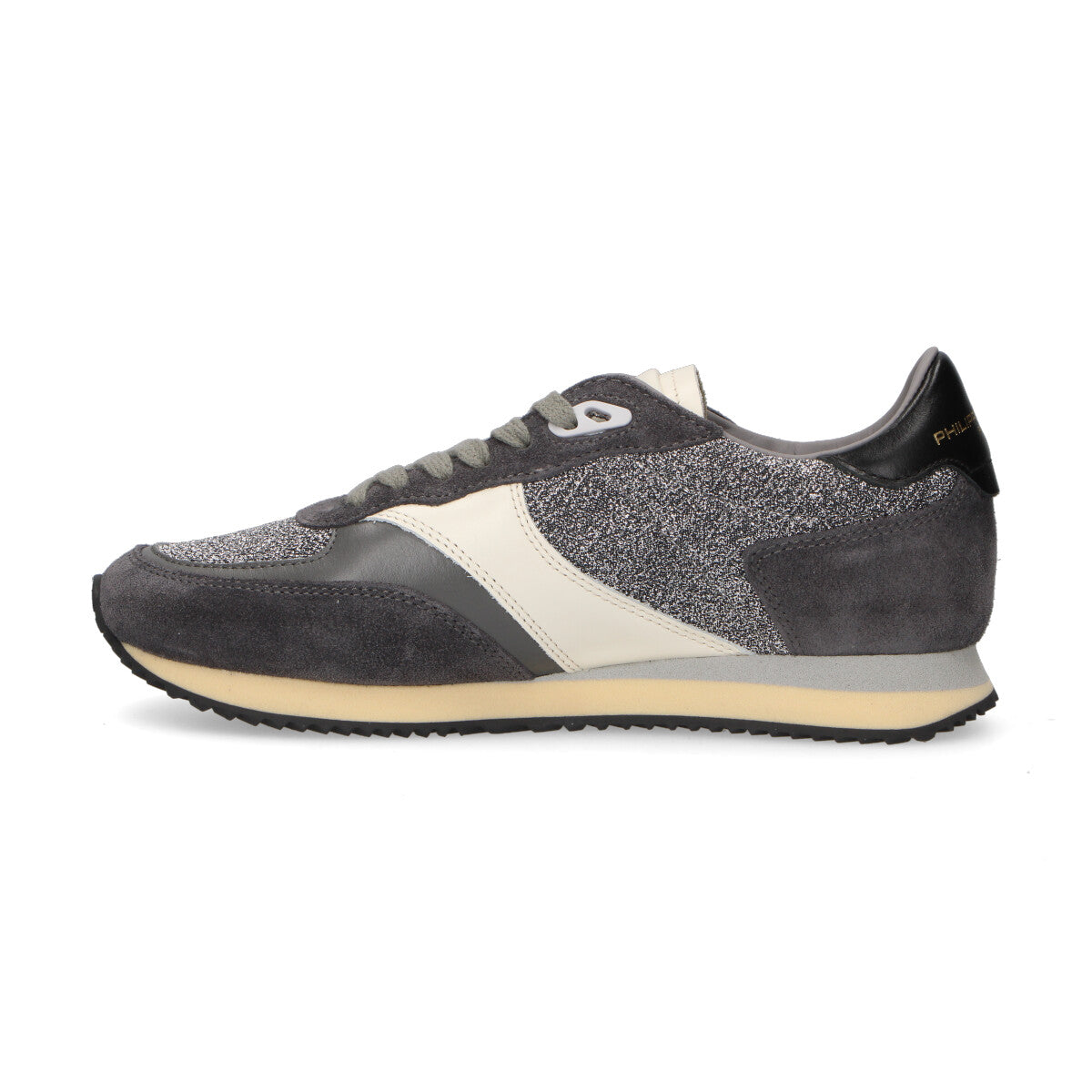 Philippe Model sneaker Blville in camoscio grigio