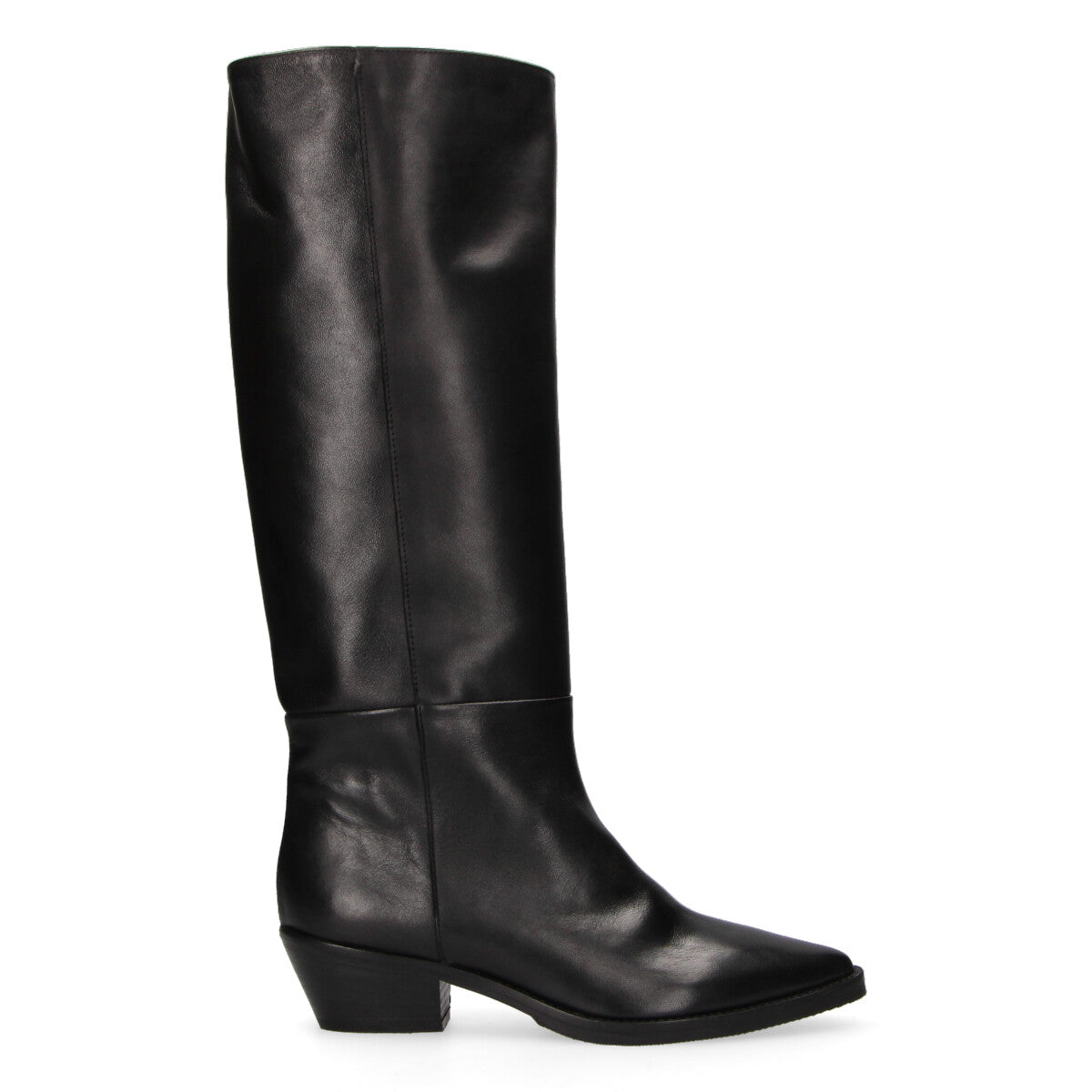 Niche stivale texano Merilan in pelle nera