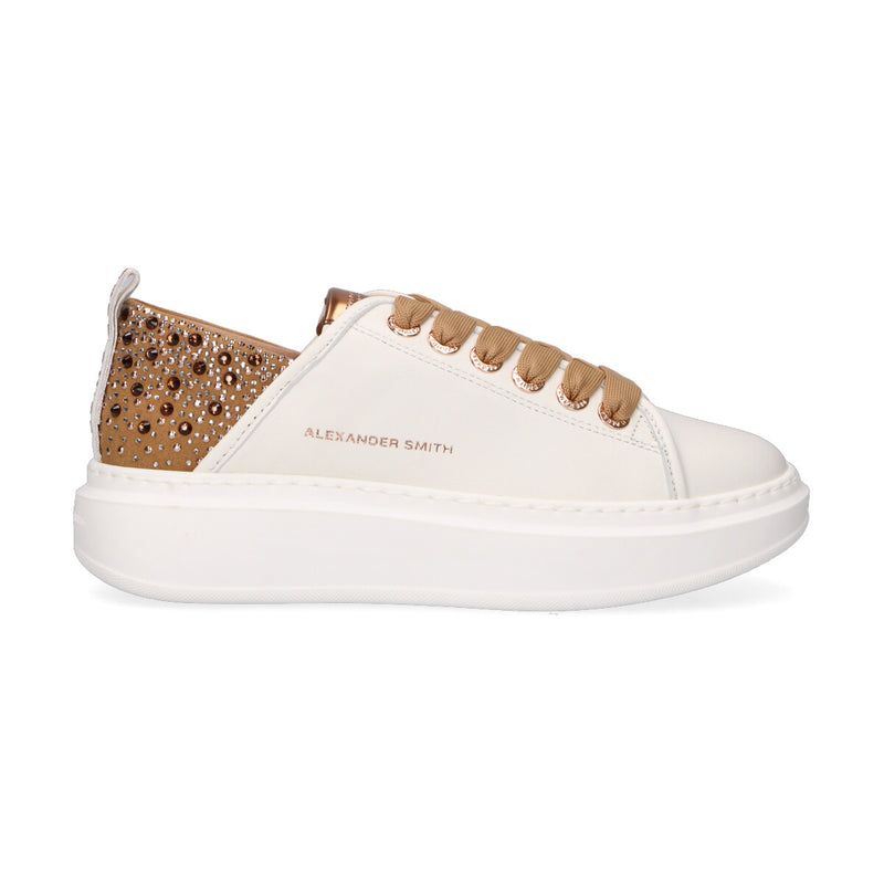 Alexander Smith sneaker Wembley glitter caramello