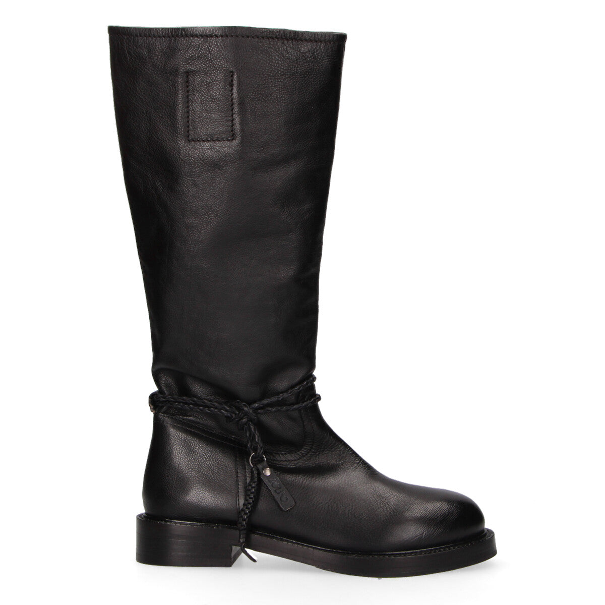 Zolfo stivale in pelle nera