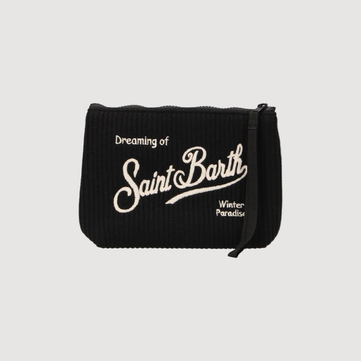 Mc2 Saint Barth pochette Aline Tricot Rib nera