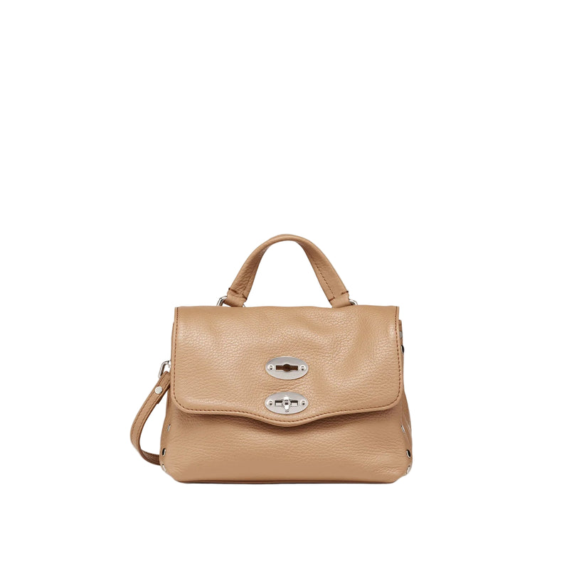 Zanellato Postina baby in pelle martellata beige
