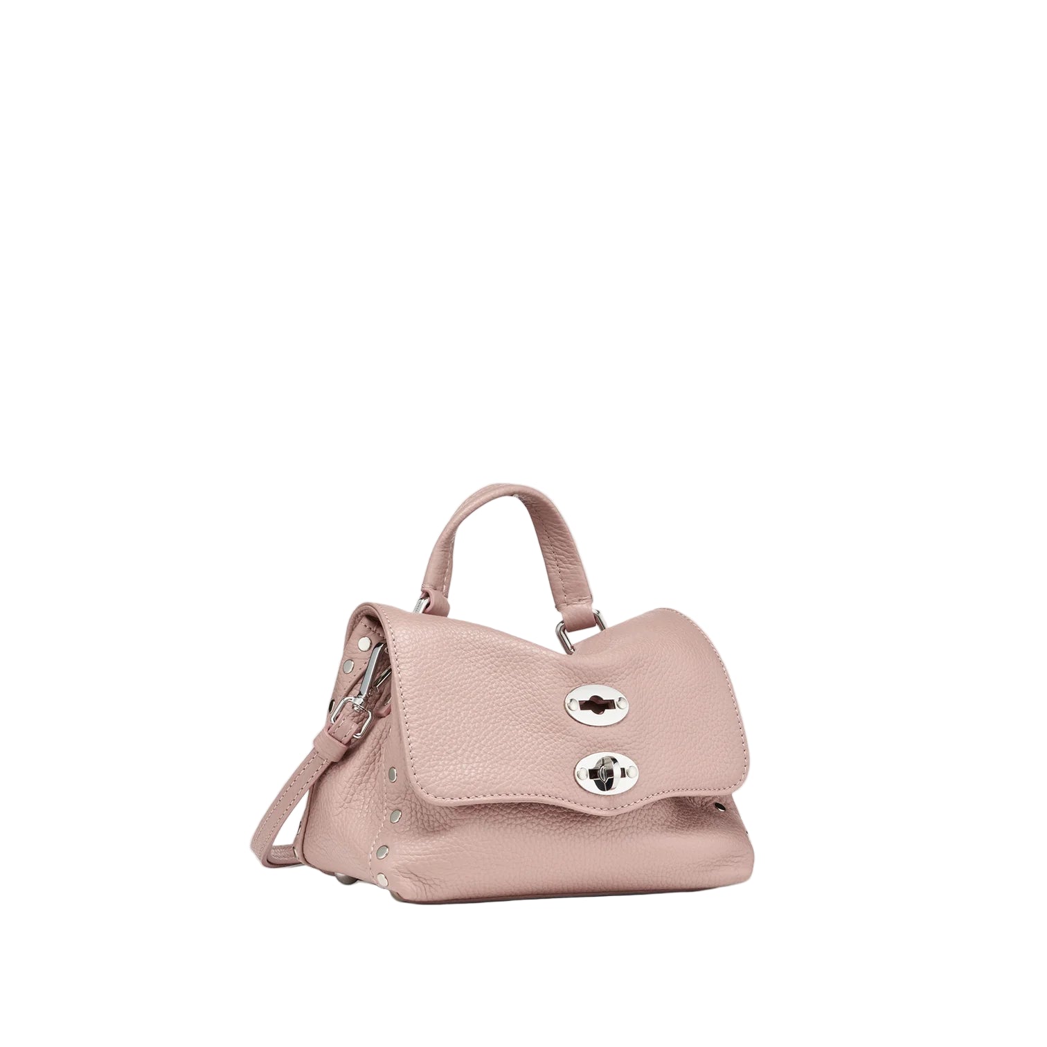 Zanellato Postina baby in pelle martellata rosa