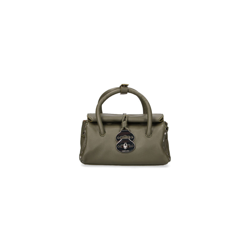 Zanellato Dotta baby verde pelle liscia