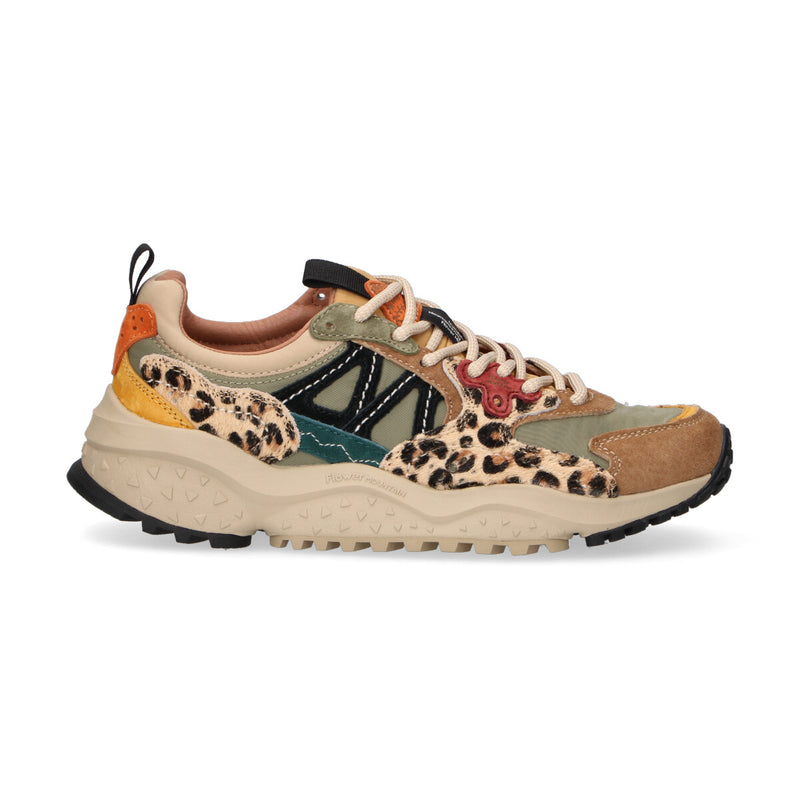 Flower Mountain sneaker Solin in cavallino maculato