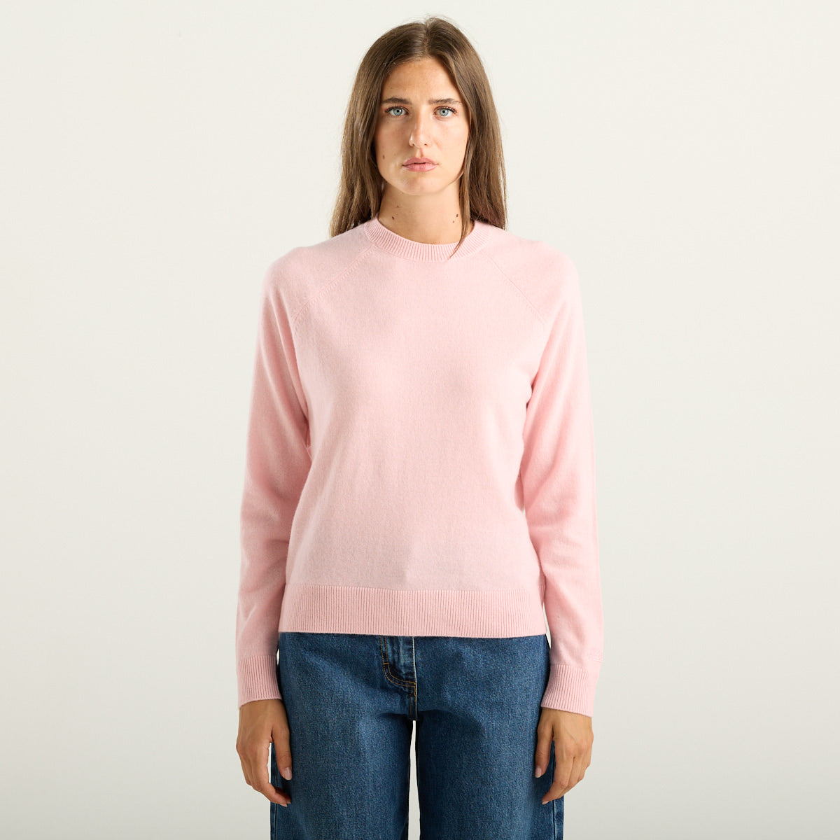 Mc2 Saint Barth maglione girocollo rosa pastello