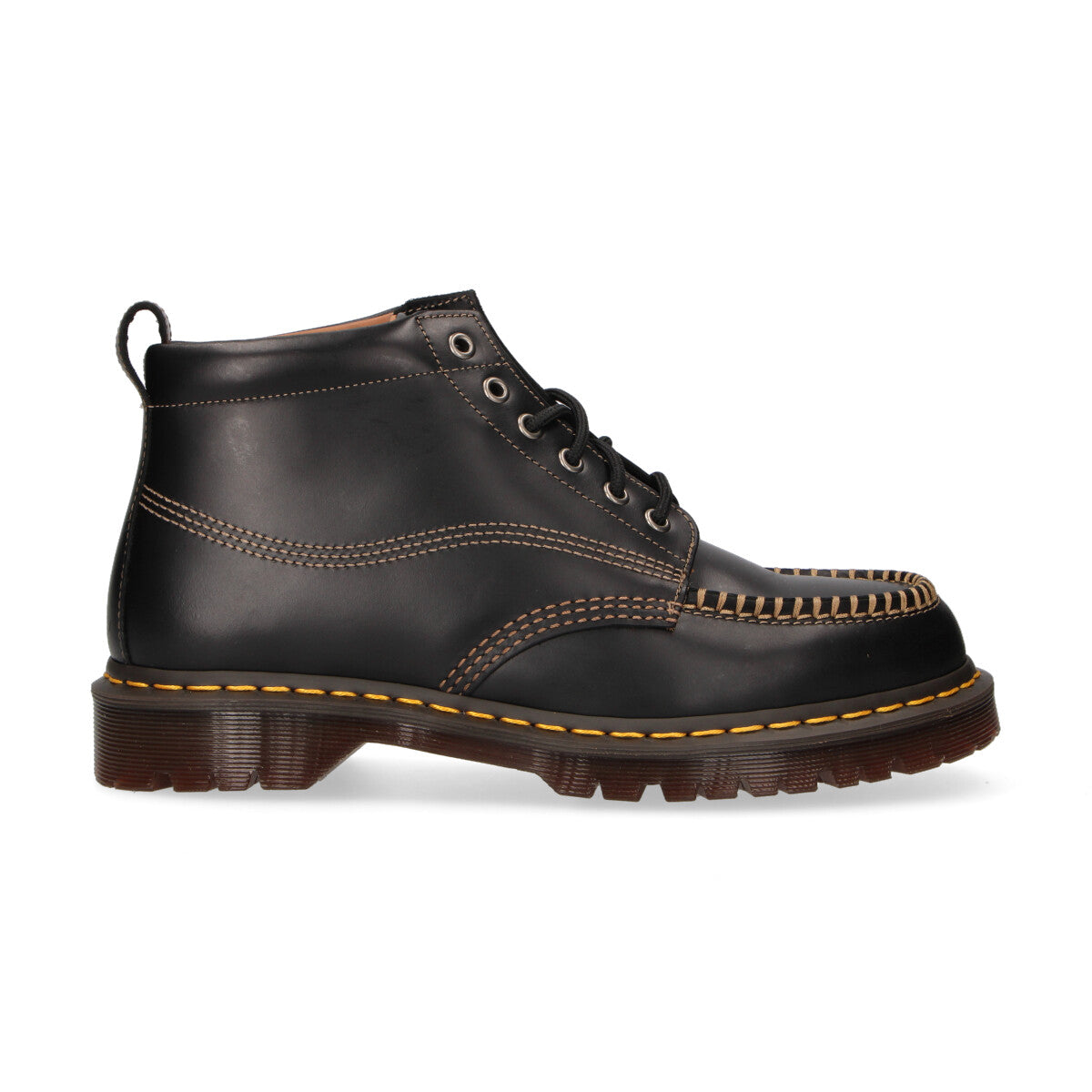 Dr-Martens polacchino Lowell Chukka in pelle nera