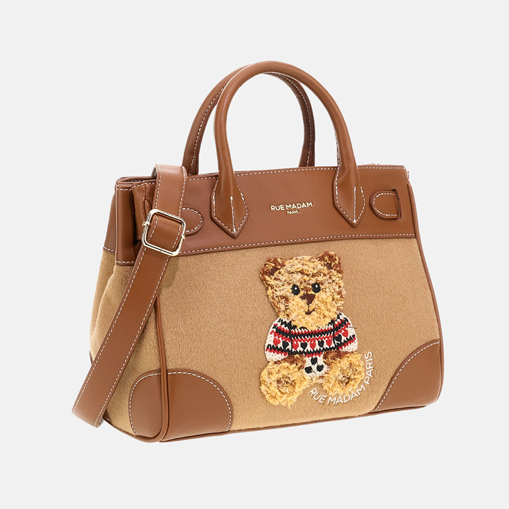 Rue Madam Paris Marvin Love Mini Tote cuoio
