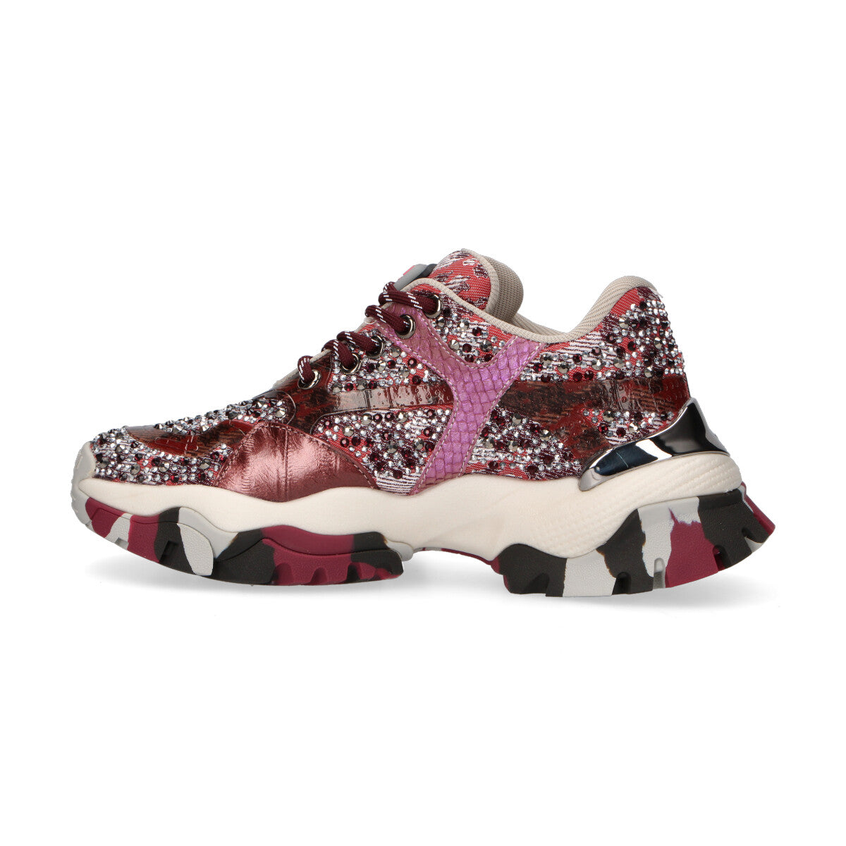 Joia Paris sneaker Jewel tessuto bordeaux