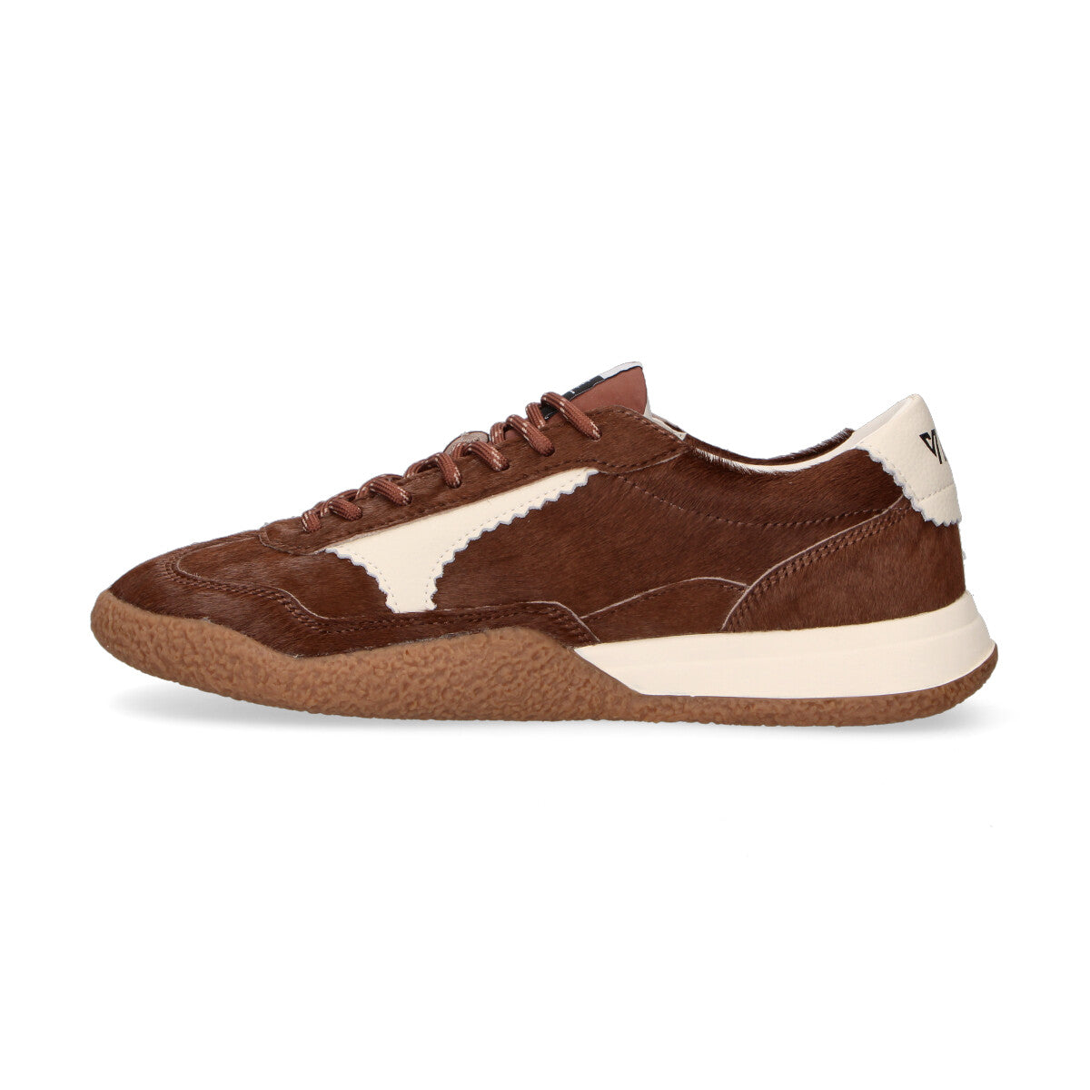 Emanuelle Vee sneaker in cavallino marrone