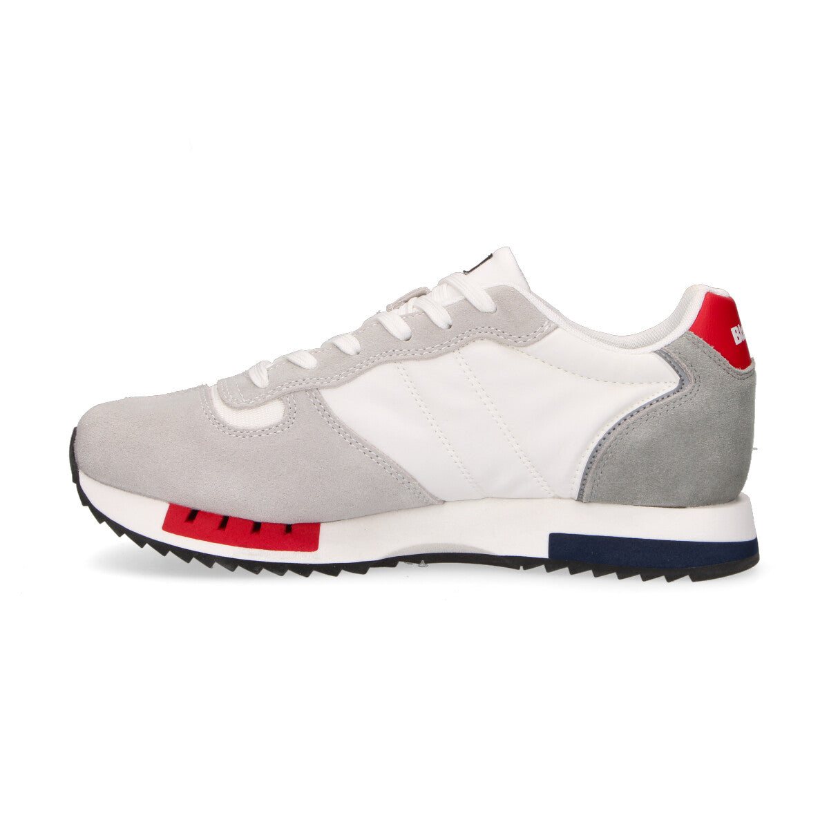 Blauer sneaker Queens in nylon bianca