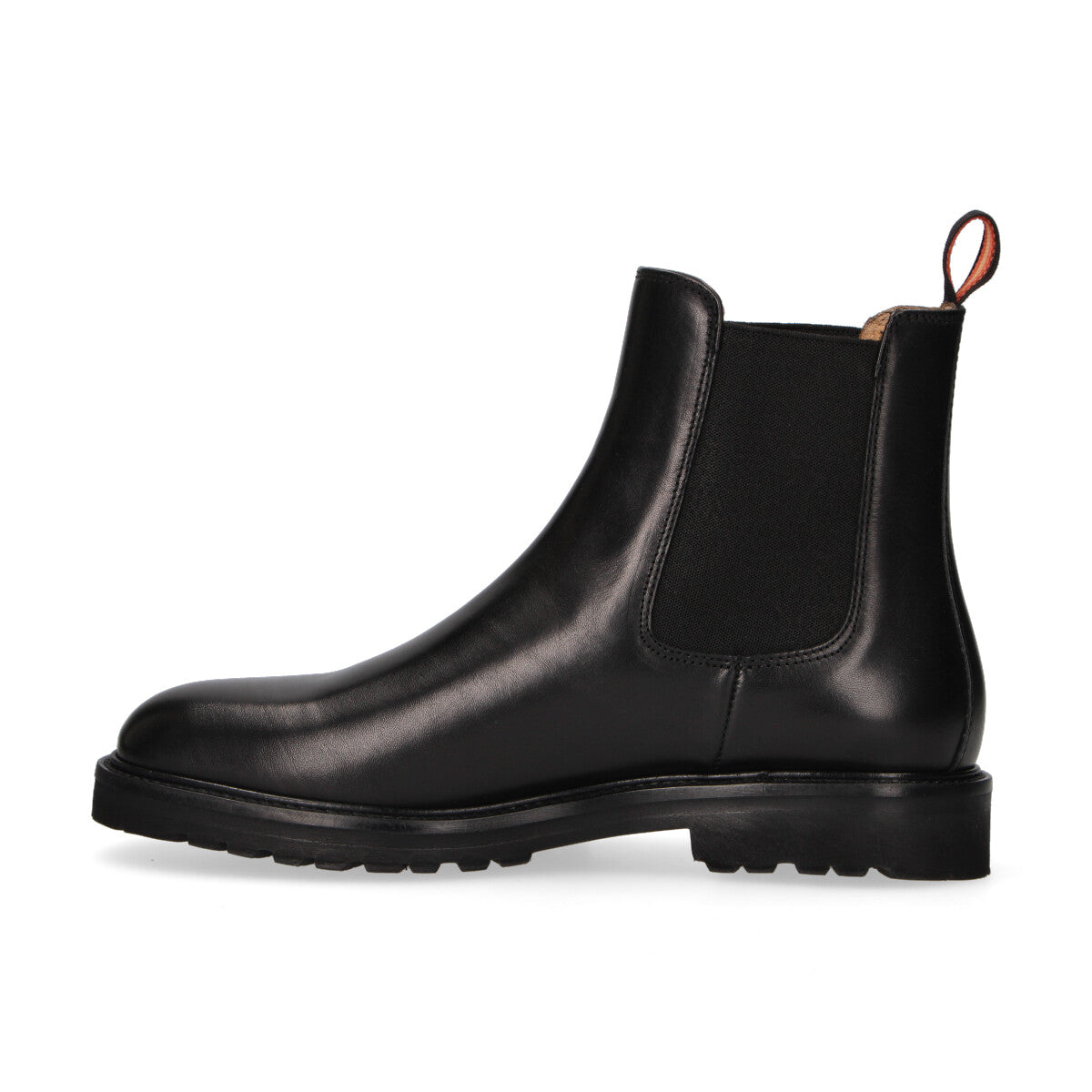 Giano beatles in pelle nera
