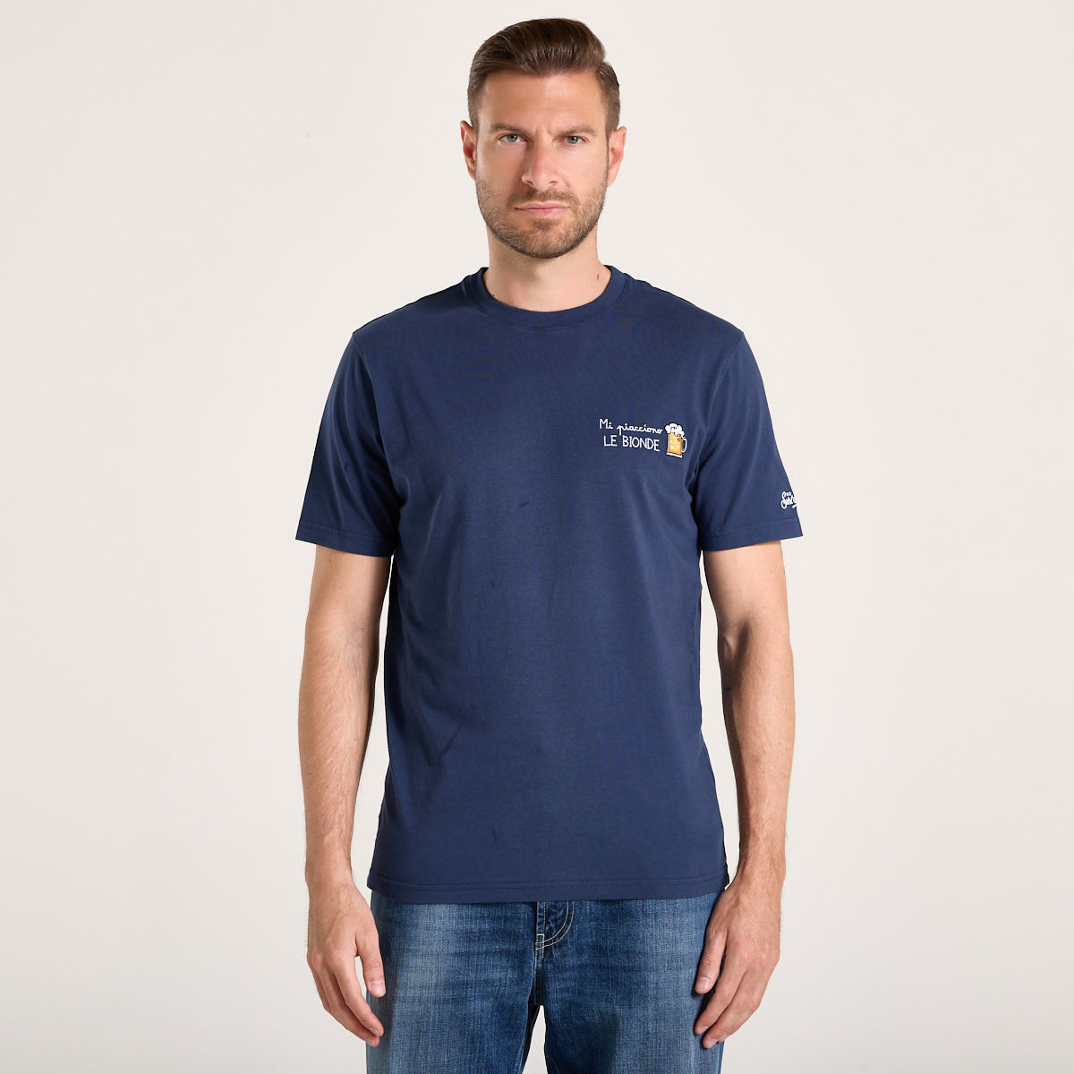 Mc2 Saint Barth t-shirt portofino spritz clock blu