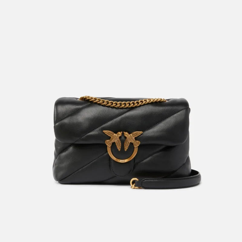 Pinko Classic Love Bag Puff nero oro