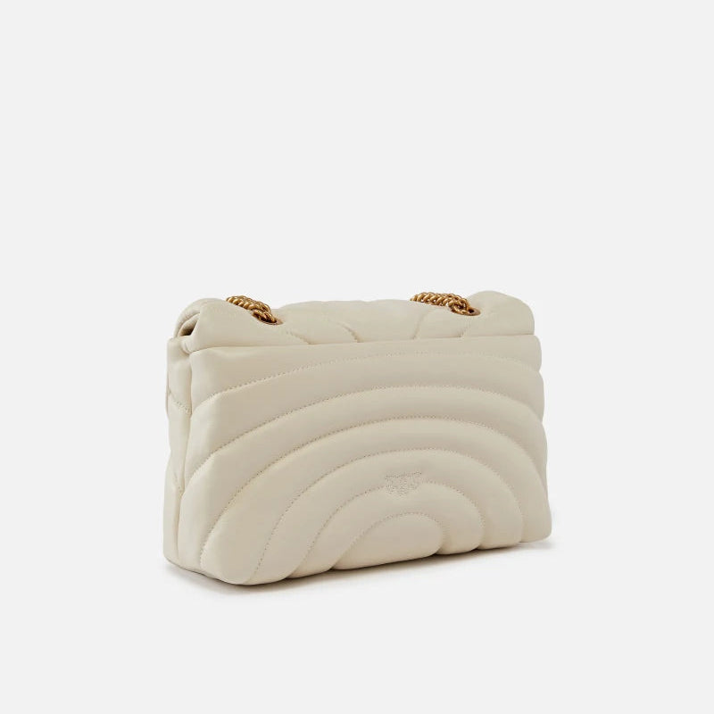 Pinko media Love Bag Classic Butterfly bianca