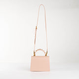 Pinko mini love bag  top handle borchie rosa