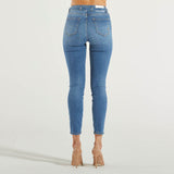 Pinko jeans skinny stretch con cintura logo