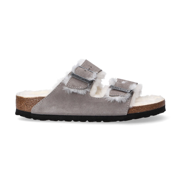 Birkenstock ciabatta Arizona camoscio grigio