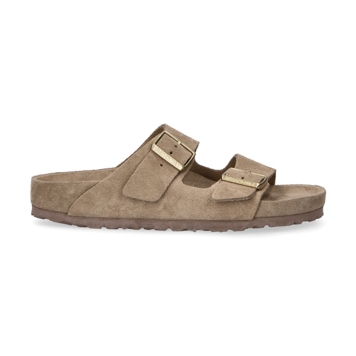 Birkenstock ciabatta Arizona Bs in camoscio beige