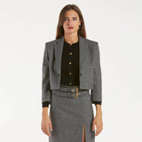 Pinko giacca spencer principe di galles