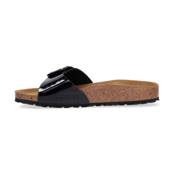 Birkenstock Madrid Big Buckle vernice nera