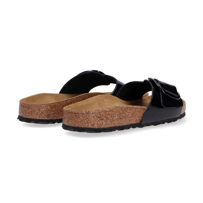 Birkenstock Madrid Big Buckle vernice nera