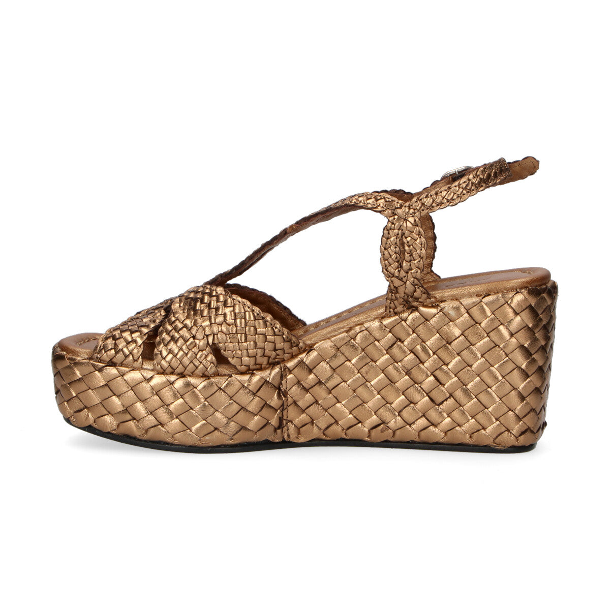 Pons Quintana sandalo Ankara intrecciato bronzo