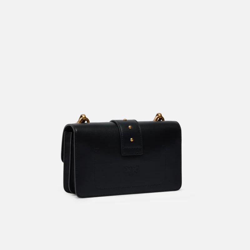 Pinko borsa Classic Love Bag mini in pelle oro