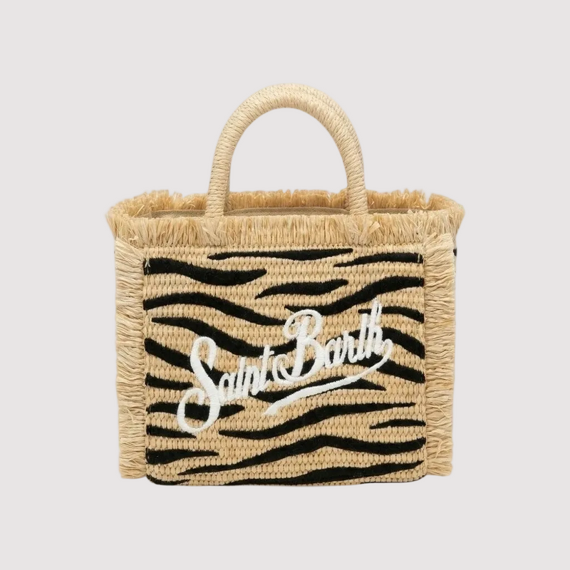 Mc2 Saint Barth borsa vanity mini zebra