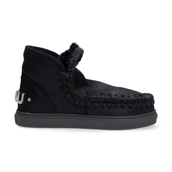 Mou Eskimo sneaker rhinestones big logo black
