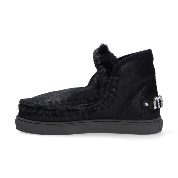 Mou Eskimo sneaker rhinestones big logo black