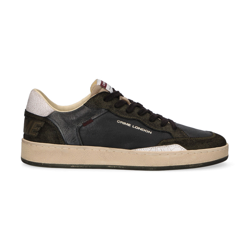 Crime London sneaker Chelsea pelle nera