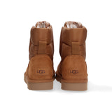 UGG classic maxi toggle camoscio nylon cuoio