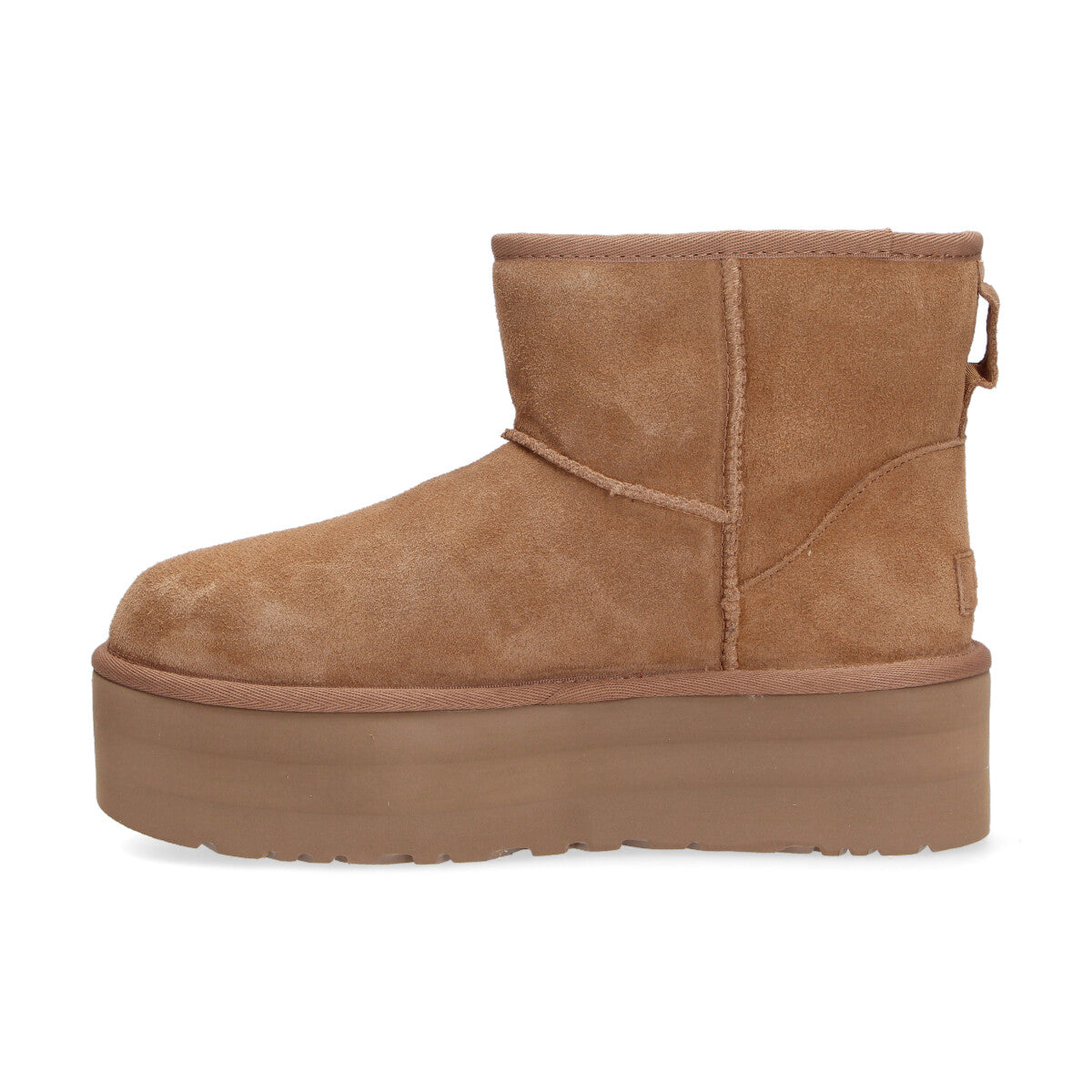 UGG classic mini platform camoscio chesnut